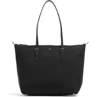 Lauren Accesorios for woman. 431916737002 Keaton medium tote bag black (OSFA), Casual, Polyester