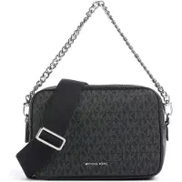 Michael Kors for woman. 32S5SYTC5V Bryant medium shoulder bag with logo black (OSFA), Casual, Canvas