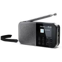 Sharp DR-P520 DAB+ BT-radio med integrert batteri, svart