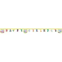 Decorata Party Happy Bursdag Banner - Peppa Pig Rotete Play - - OneSize - Flaggbanner