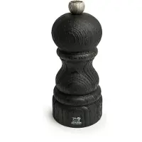 Peugeot Paris Nature Black, Pepperkvern, Sort, Tre, Rustfritt stål, 120 mm, Frankrike