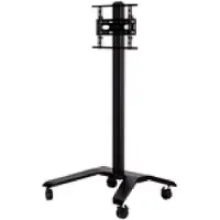 B-Tech BT8562 - Vogn - for flatpanel - universal - svart - skjermstørrelse: inntil 75 - monteringsgrensesnitt: inntil 600 x 400 mm