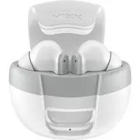 Mixx Audio Solo 3 trådløse in-ear-hodetelefoner med berøringskontroller - Hvit
