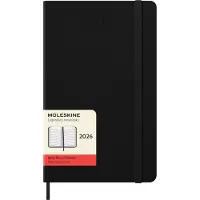 Moleskine Kalender 2026 Classic Hard 12M Daily Large Svart Moleskine