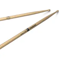 Promark Rebound 7A Long Hickory Drumsticks Acorn Wood Tip