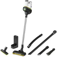 Kärcher VC 6 Cordless ourFamily Car, 2-i-1 stavstøvsuger, Uten pose, Sort, Gult, Rektangulær, Tørr, HEPA