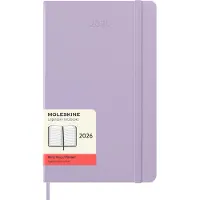Moleskine Kalender 2026 Classic Hard 12M Daily Large Pastel Lilac Moleskine