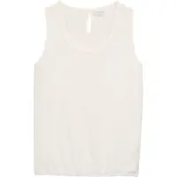 Tom Tailor Top Fabric Mix Ajour Ermeløs T-skjorte