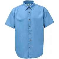 Salsa Jeans Denim Kortarmet Skjorte
