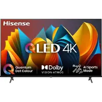 Hisense 50E7NQ - 50 Diagonalklasse E7NQ Series LED-bakgrunnsbelyst LCD TV - QLED - Smart TV - VIDAA - 4K UHD (2160p) 3840 x 2160 - HDR - Quantum Dot, Direct LED - svart, mørk grå