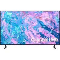 Samsung UE55CU7092U - 55 Diagonalklasse CU7092 Series LED-bakgrunnsbelyst LCD TV - Crystal UHD - Smart TV - Tizen OS - 4K UHD (2160p) 3840 x 2160 - HDR - svart