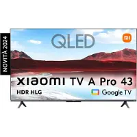 Xiaomi A Pro 2025 - 43 Diagonalklasse LED-bakgrunnsbelyst LCD TV - QLED - Smart TV - Google TV - 4K UHD (2160p) 3840 x 2160 - HDR - Quantum Dot - svart