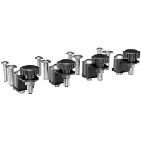 Vogel's Vogel''s PLA 9307, Fiksert, Sort, Vegg, 4 stykker