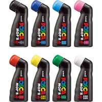 Uni-Ball MOP´R Squeeze Marker PCM-22 8C - med 8 stk. ass. farver