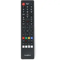 Nedis TVRC45LGBK, TV, IR Kabelfri, Trykknapper, Sort