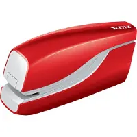 Leitz NeXXt WOW - Elektrisk stiftemaskin - 10 ark / 1 mm - E1 - plast, metall - rød