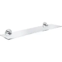 GROHE Start glashylde - 530x145mm glas/metal forkr m/holder