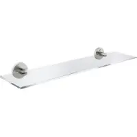 GROHE Start glashylde - 530x145mm glas/metal supersteel m/holder