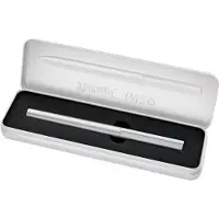 Pelikan 823647, Sølv, Fyllesystem med patron, Blå, Rustfritt stål, Medium, Gave boks