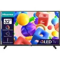 Hisense 32A5KQ, 81,3 cm (32), 1920 x 1080 piksler, QLED, Smart TV, Wi-Fi, Sort