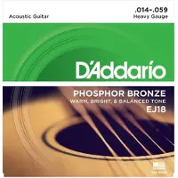 Daddario EJ18 Phosphor Bronze Heavy 14-59