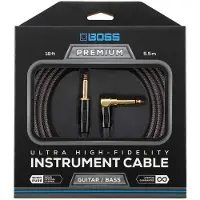 Hugo Boss BIC-P18A Premium Vinklet Instrumentkabel 18ft / 55m