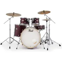Pearl Export 22 USA Fusion Drum Kit Satin Scarlet