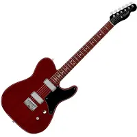 Fender American Professional II Mahogany Collection Cabronita Telecaster RW Crimson Transparent