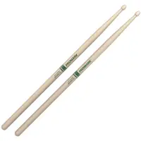 Promark Rebound 5A Raw Hickory Drumsticks Acorn Wood Tip