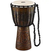Meinl Headliner Artifact Series 10" Rope Tuned Djembe Brown