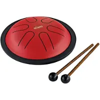 Meinl Nino Percussion Mini Steel Tongue Drum Red