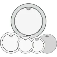 Remo Pinstripe Tom Pack - 10 12 16" Heads + Free 14 Ambassador