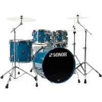 Sonor AQ1 20 5pc Drum Kit w/Hardware Caribbean Blue