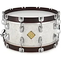 Dixon Drums 14 x 6.5 Classic Series Sub Zero Maple w/Maple Hoops