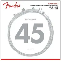 Fender Super 7250-5M Bass Ren Nikkel Strenger for 5-strengs Bassgitar 45-125