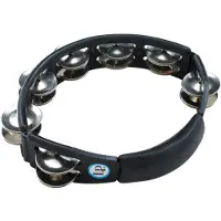 Latin Percussion LP Cyclops Tambourine Hand Held - Black