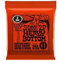 Ernie Ball 3215 Skinny Top Heavy Bottom Strings 3 Pack (10 - 52)