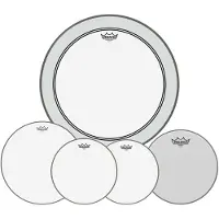 Remo Pinstripe Complete Pack - 12 13 16" Heads w/22 P3 + Free 14 Powerstroke 3