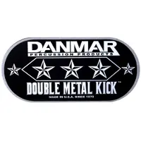 Danmar Double Metal Kick Bass Drum Disc Cold Rolled Alloy