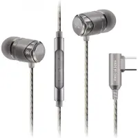 SoundMagic E11D In Ear Isolating USB-C Earphones with Mic Silver