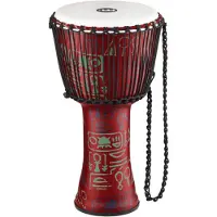 Meinl Travel Series 8 Inch Djembe Synthetic Head Pharaohs Script