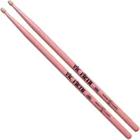 Vic Firth American Classic 5A Hickory Drumsticks Pink Wood Tip