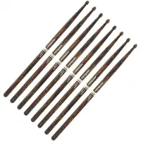 Promark Rebound 5B FireGrain Hickory Drumstick Acorn Tip 4-Pack