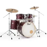 Pearl Export 22 Rock Drum Kit Satin Scarlet