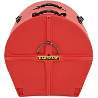 Hardcase 22 Bass Drum Case with Wheels Red