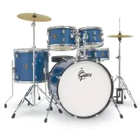Gretsch drums Gretsch Renegade 22" Drum Kit with Hardware & Cymbals Blue Sparkle