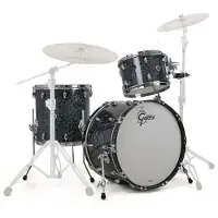 Gretsch drums Gretsch USA Brooklyn 20 3pc Shell Pack Deep Marine Black Pearl
