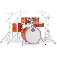 Mapex Mars Maple 22 5pc Rock Fusion Shell Pack Glossy Amber