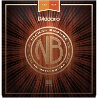 Daddario NB1047 Nickel Bronze Acoustic Guitar Strings 10-47
