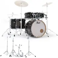 Pearl Decade Maple 22 7pc Drum Kit w/Hardware Satin Black Burst